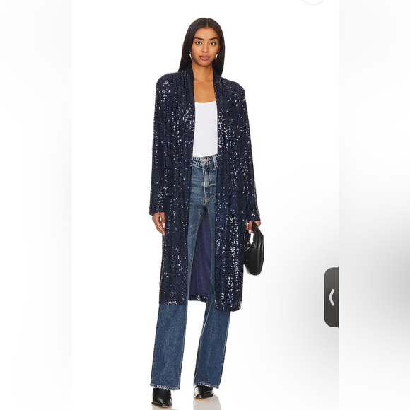 NWT Steve Madden (a REVOLVE brand) Show Stopper Duster in Eclipse. Size Medium - Picture 2 of 11